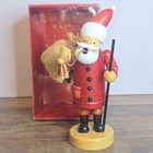 Vintage Expertic German Wooden Santa Incense Smoker R  uchermann Christmas W box