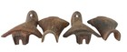 1900s Cas Rr Cast Iron Pot Belly Wood Coal Stove Replacement Leg Feet Lot Of 4