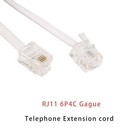 50 Feet Long Telephone Extension Cord Phone Cable Line Wire  With Standard Rj11