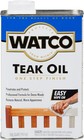 Teak Oil Wood Finish  Quart  Clear