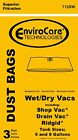 Envirocare Replacement Vacuum Cleaner Dust Bags For 5 And 8 Gallon Wet Dry Va   