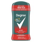 2 Pack Men Antiperspirant Deodorant Degree Stick Sport 48 Hour Protection 2 7 Oz