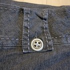 Beau Shorts Ramie Cotton Active Hiking Classic Pockets Casual Black Womens 10 