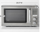 Breville Smooth Wave Microwave Bmo850bss1buc1 New    