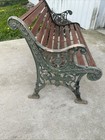 Early 1900-1930  Cast Iron Park Bench Ends Rosette Garden Bench Local Pickup