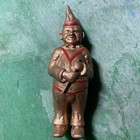 1908-original Paint-   williams    Cast Iron Circus Clown Penny Still Coin Bank Toy