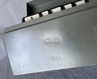 Vtg Gws Metal File Box  Mcm Office Organizer With Metal Tab Dividers  533