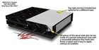 Skin Xbox One S Console Controller Diamond Plate Metal 02 Black