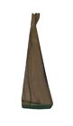 Rare Minimalist Designed Chess Pieces Set 3 25    Hardwood Brown Mcm Abstract Felt
