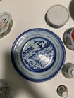 17 Chinese  19th - Erly 20th C  Famille Rose Blue White Porcelain Plate Bowl Cup
