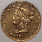 1878-s Eagle - Motto  10 Ngc Au55