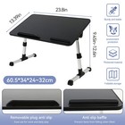 Foldable Laptop Table Stand Lap Sofa Bed Tray Computer Notebook Desk Adjustable