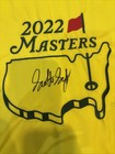 Scottie Scheffler Signed 2022 Authentic Masters Flag - Jsa Aloa - First Major