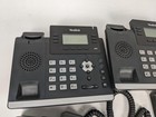 Lot Of 3 Yealink Sip-t42s Black Ip Voip Office Phones Gigabit Poe Speakerphone