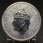 2023 Coronation King Charles Iii 1 Oz Silver Coin Great Britain 2 Pounds Bu 999