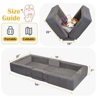 Toddler Travel Bed  Folding Floor Cot For Travel  Portable Kids Bed For Sleep   