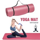 Exercise Yoga Mat 1 2-inch Thick W carry Gym Pilates Meditation Fitness Mi