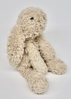 Jellycat Plush Bashful Bunny Rabbit Medium 12  Shaggy Fur Beige Tan Stuffed Toy