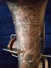 Vintage 1926 Buescher True Tone Low Pitch Alto Saxophone Silver Plated