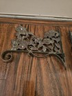 Vintage Architectural Salvage Wrought Iron Corbel L Brackets  Hummingbird     