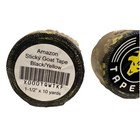 2 Pack Goat Tape Sticky Tape Black   Yellow 1-1 2    X 10 Yards Each