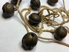 Antique Pharmacy    shopkeeper    Brass Bells On String-2 Strands Totaling 8 Bells