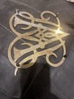 Brass Trivet From Williamsburg Queen Anne Cypher 1950 Vintage