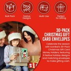 30 Pack Christmas Money Holders With Envelopes Holiday Gift Card Cash Check Set