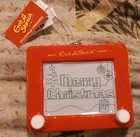 Etch A Sketch Magic Screen Decoupage Christmas Tree Ornament New  ruz 