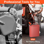 Portable Battery Powered Fuel Transfer Pump With 6 Adapters  3 Gpm Siphon Pump