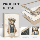 Teddy Bear Nursery Wall Art Decor Vintage Boy Room Pictures Baby Boy Nursery Can