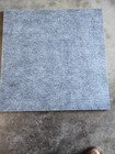Lot Of 99 Commercial Carpet Tiles 19 7 x19 7   50x50 Cm  Gray Geometric Pattern 