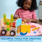 51pcs Kids Wooden Educational Tool Set For Boys Girls  Montessori Toys For