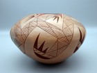 Neva Nampeyo Hopi-tewa Migration Pattern Pottery Seed Jar  6  W X 4  H