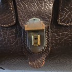    vintage 1930s C h  Ellis Top Grain Cowhide Leather Doctor Bag Gladstone Satchel