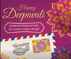 Singapore 2025 Happy Deepavali New Postal Slogan Die Date Stamp With Sam Label