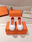 Hermes Bouncing White And Orange Men s Shoes