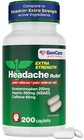 Gencare Headache Relief  Acetaminophen Aspirin Caffeine  200 Ct Exp 10 09 26