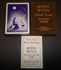 Vintage Gypsy Witch Fortune Telling Playing Cards Jokers Instructions Usa Deck