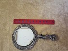 Antique 19thc Chinese Export 90 Silver Hand Mirror  Wang Hing Wh 90