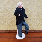 Dollhouse Grandfather Or Butler Porcelain Male Poseable 1 12 Scale Miniature
