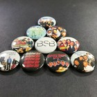 Backstreet Boys 1  Button Pin Set Boy Band Pop Rock 