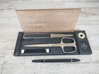 Vintage Mercedes-benz Aachen Germany Pencil Cup Holder   Desk Set Ballpoint Pen