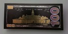 Black Gold Foil Banknote Usa  100 Dollar Bills Plastic Money Coin Commemorative