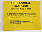 1989 California Gas Bash Road Map Oil   Gas Swap Meet Brochure  Fontana  Ca