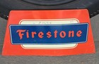 Vintage Firestone Motorcycle Tire Display Dealer Harley Davidson Indian Sign