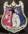 Elvis Presley Guitar Plate  the Enterainer  Bradford Exchange  vtg  2002  Coa 