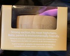 Avanchy Bamboo Baby Bowl   Spoon - Baby Cutlery - Bamboo Kids Bowl - Pink