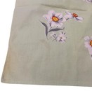 Kitchen Towel Tea Dish Flower Green 18 X 32 5     Cotton Vintage