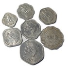 Republic India 1 2 3 5 10 20 Paisa Aluminium Collectible Coins Lot - 7 Coins